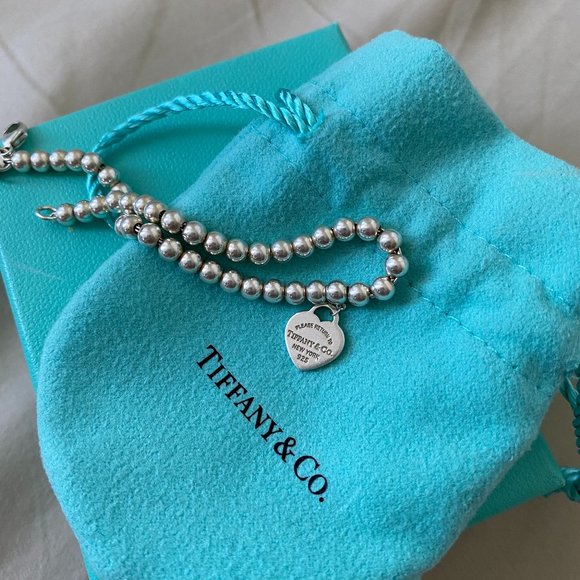 Tiffany Bead Bracelet 6.25 in (extra small) - Picture 1 of 6